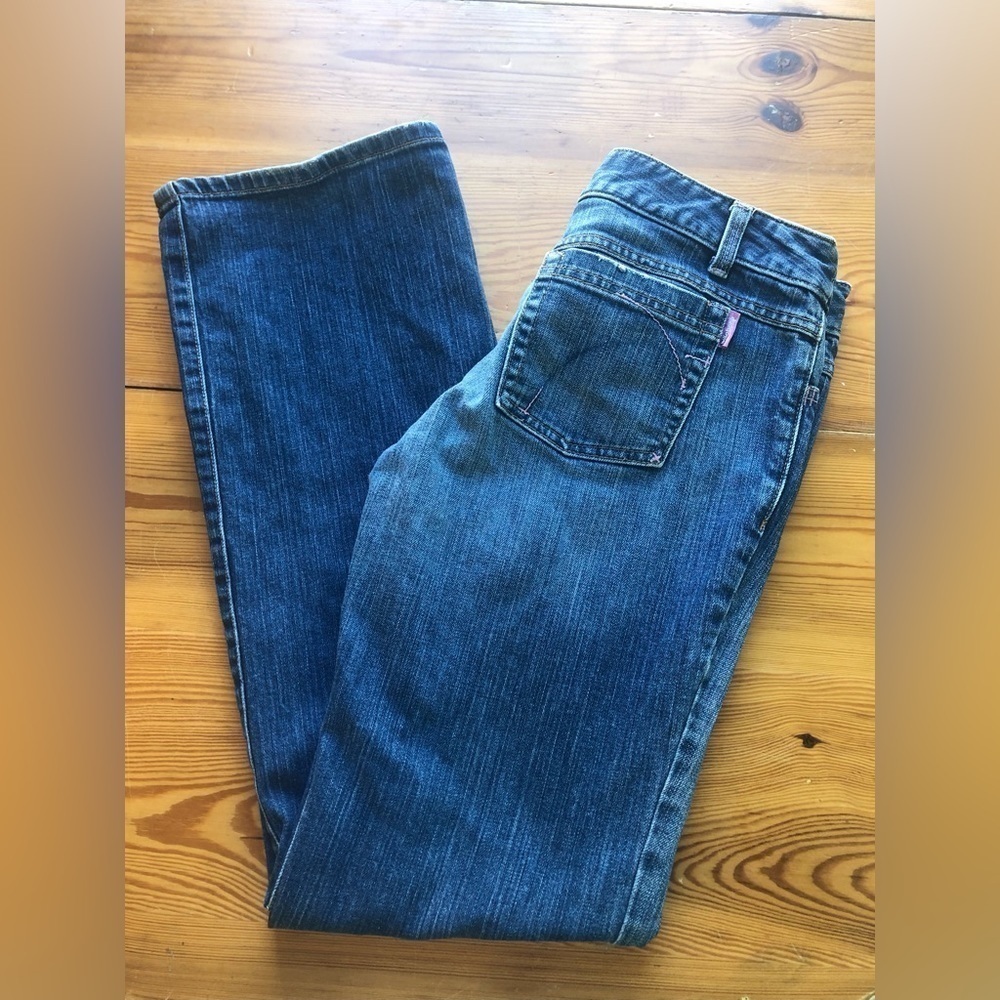 Billabong vintage mid rise straight leg jeans